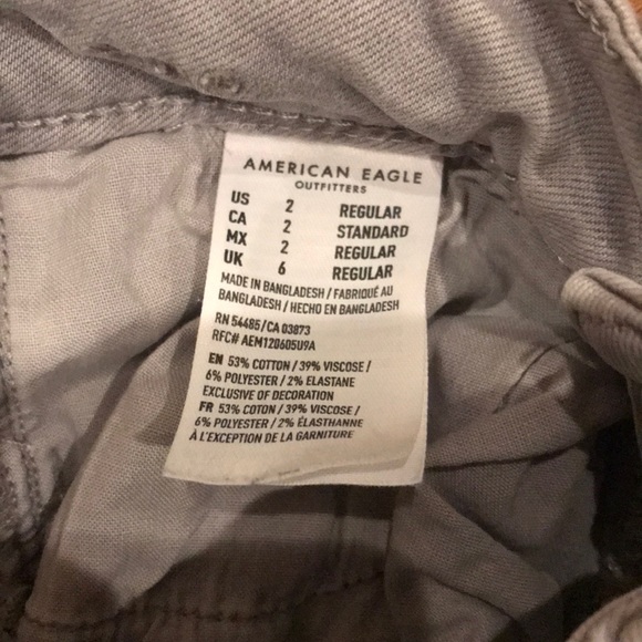 American Eagle grey next level stretch jeans 02 - Picture 4 of 7